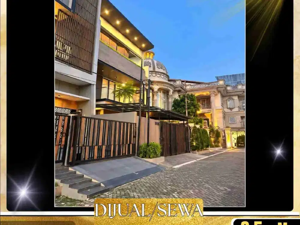 DIJUAL/ DISEWA  RUMAH MODERN MINIMALIS 3 LANTAI LUAS TANAH 240 M² DI PERUMAHAN CITRA GARDEN 2 KALIDERES JAKARTA BARAT