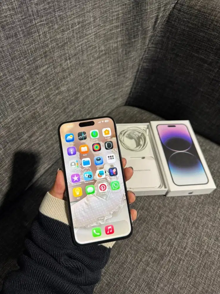 iPhone 14 Pro Max 138gb fullset mulus wifi only