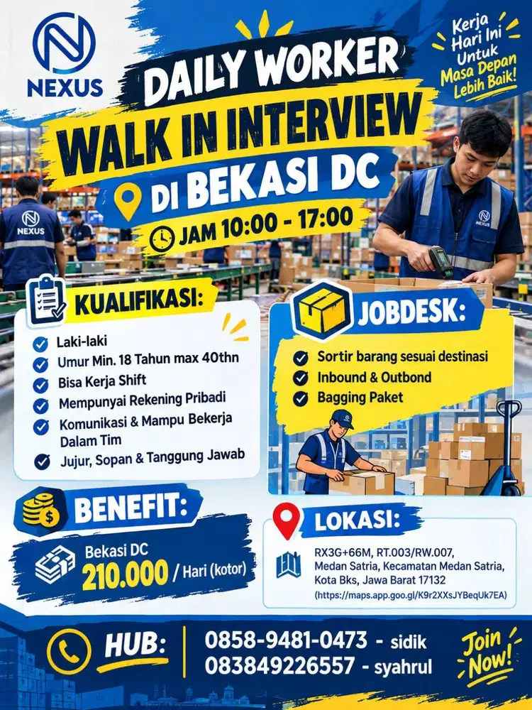 LOKER SHOPE EXPRES PENDOR NEXUS