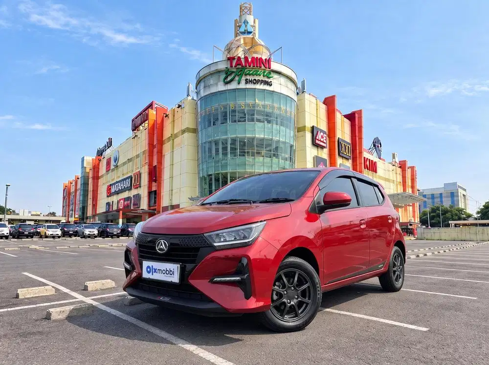 TDP RENDAH - Daihatsu Ayla 1.2 R Bensin-AT 2023 Merah CPZYB
