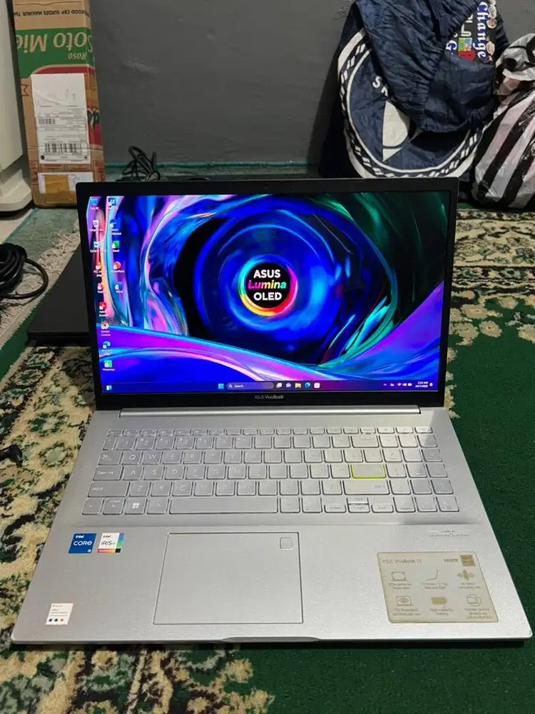 Laptop Asus X513EA Core i5 Gen 11 Layar Oled SSD 512GB Ram 8GB