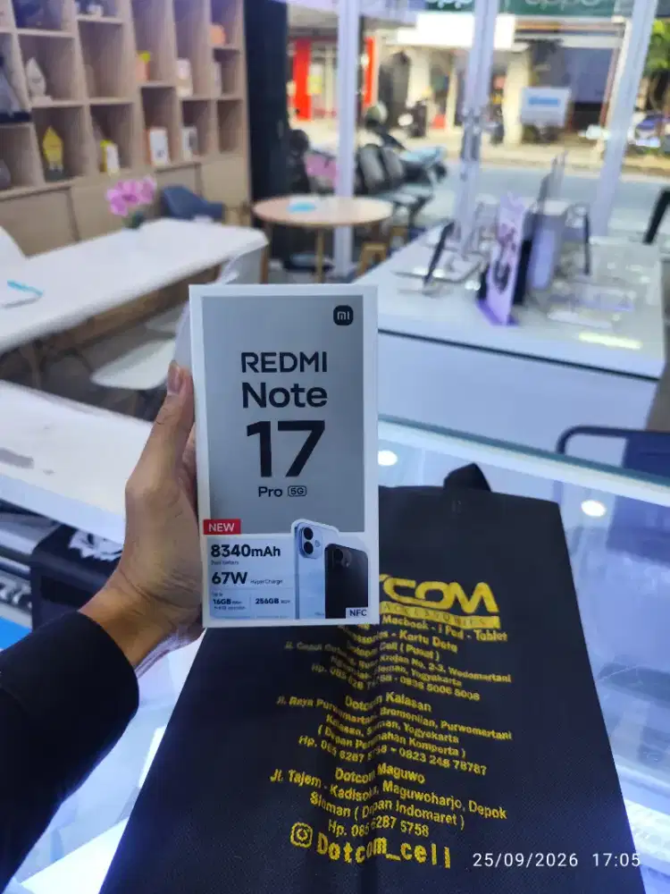 Redmi note 17 pro 5G 12/256 garansi resmi