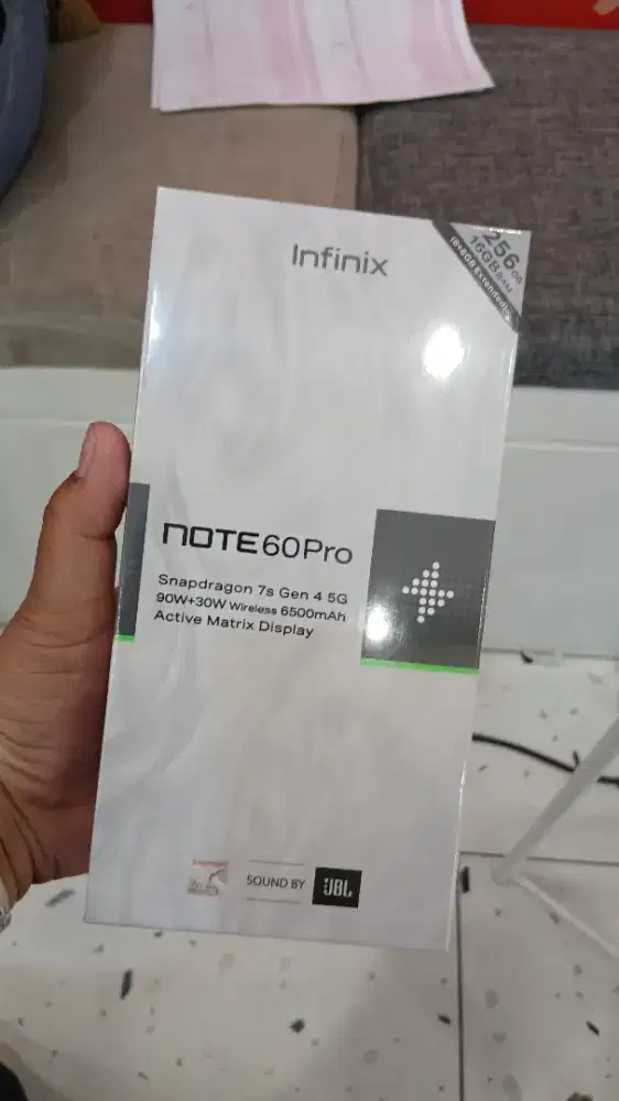 INFINIX NOTE 60 PRO SNAPGRAGON 7S GEN 4 12/256 CASHBACK