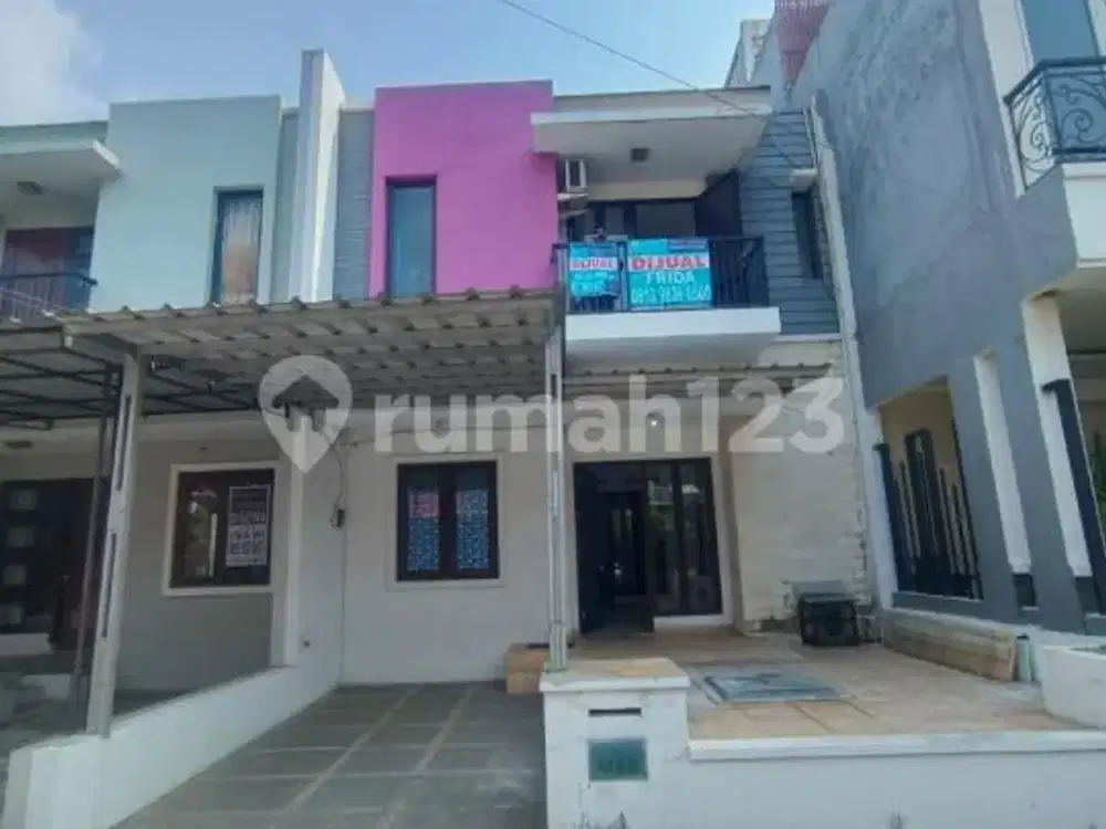 Rumah Siap Huni 2 Lantai di Cluster Harmoni Kota Harapan Indah Bekasi Akses Jalan 2 Mobil Lega