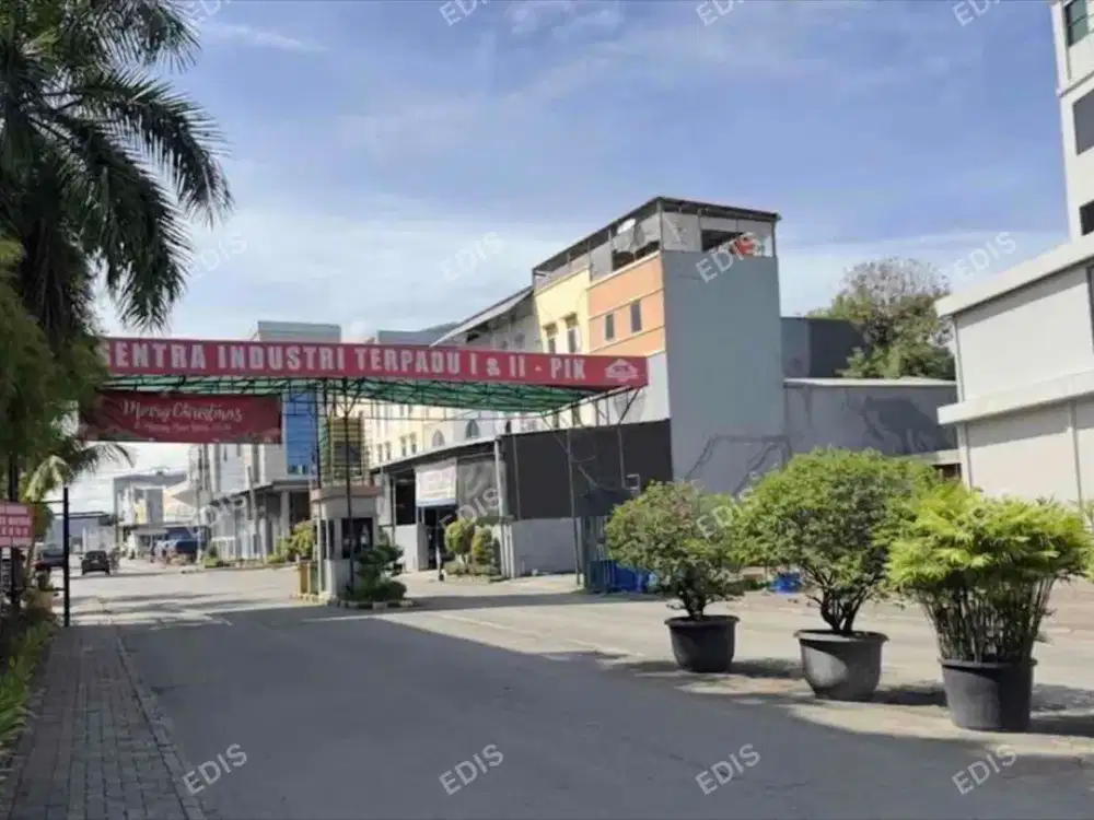 Gudang + Office PIK 263 m² – Container 40 Feet Bisa Masuk, Siap Pakai. DIJUAL