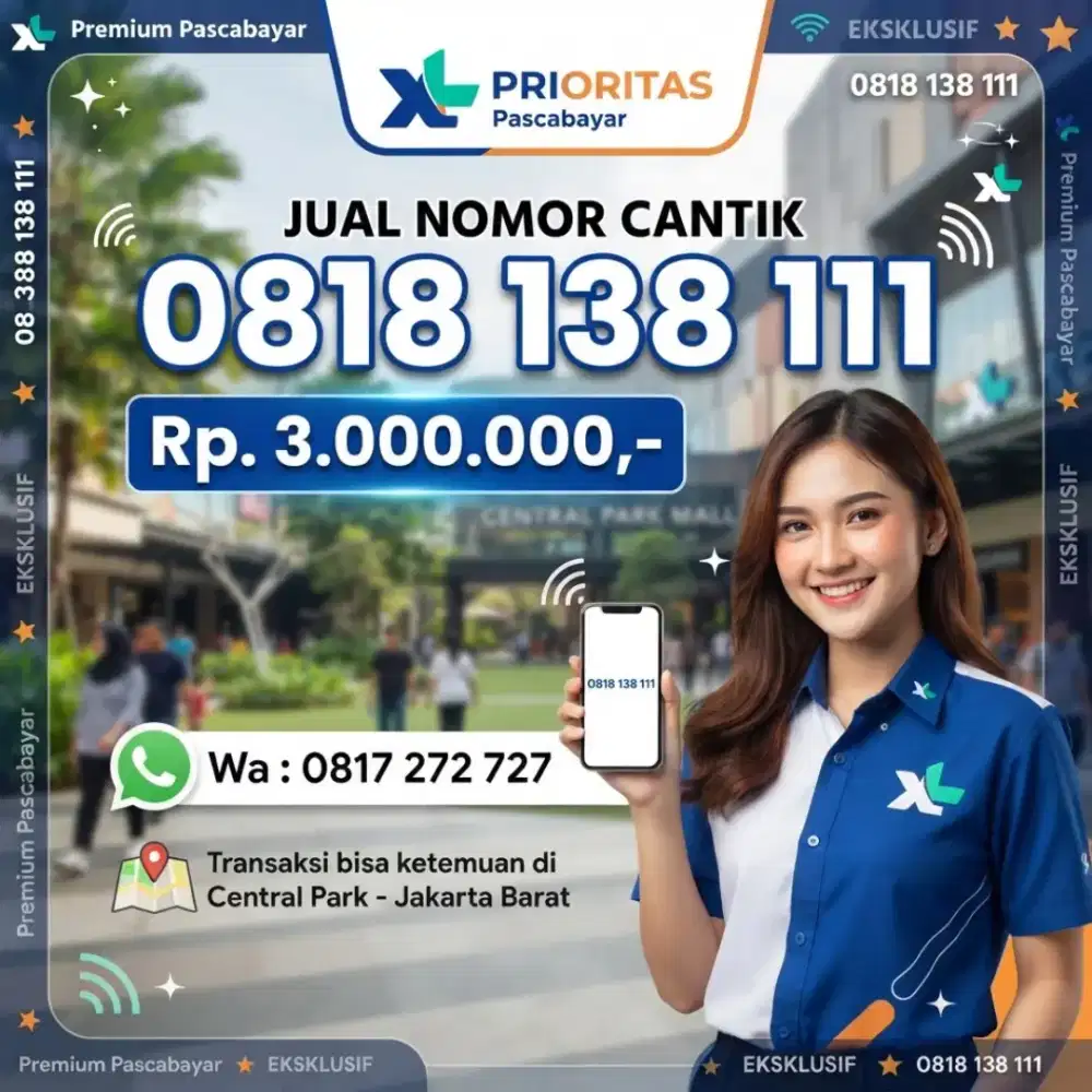 NOMOR CANTIK XL 138 111