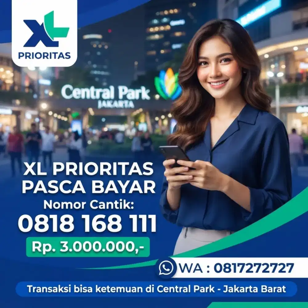 NOMOR CANTIK XL 168 111