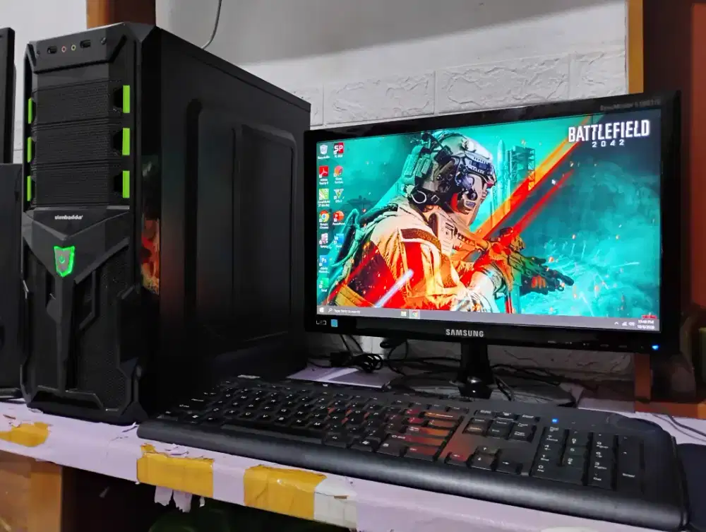 Pc gaming intel core i5 + ram 12gb + vga nvidia 4gb + monitor 19inch
