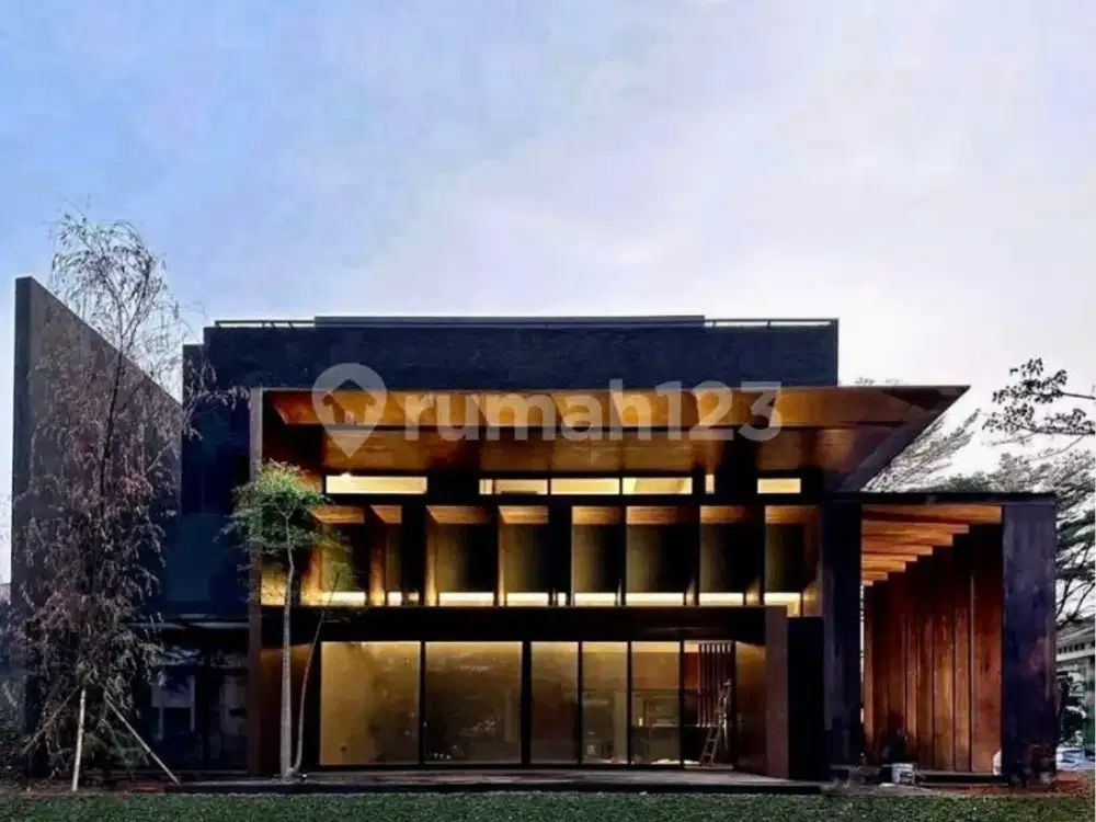 Rumah Mewah Alam Sutera Desain Modern Tropis Minimalis Sutera Palma