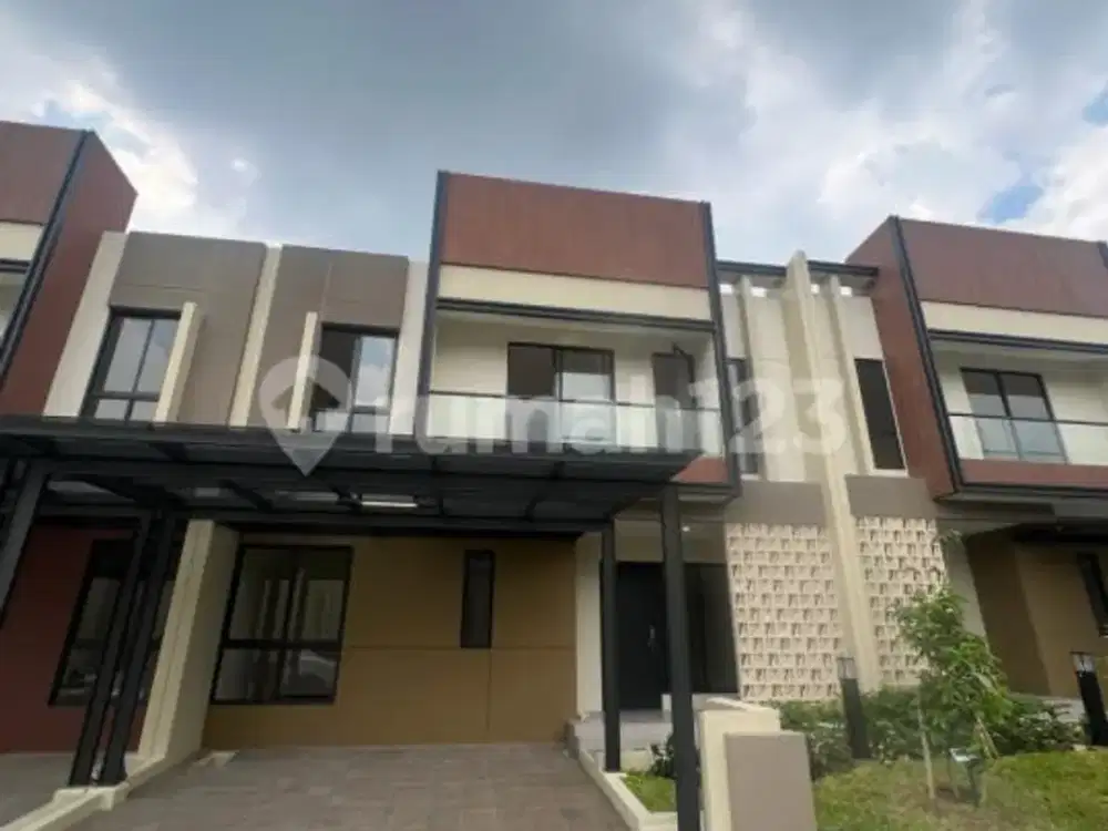 Rumah Brand New Seberang Taman Siap Huni Cluster Carson Gading Serpong