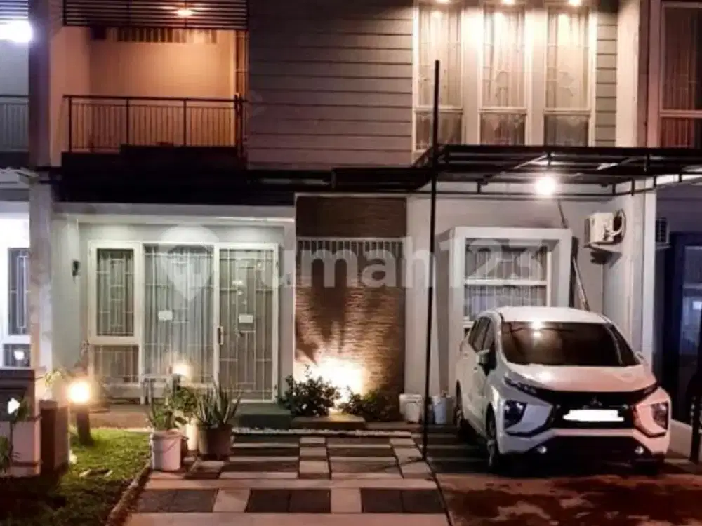 Rumah Furnished 2,5 Lantai Dengan Taman Alam Sutera Feronia