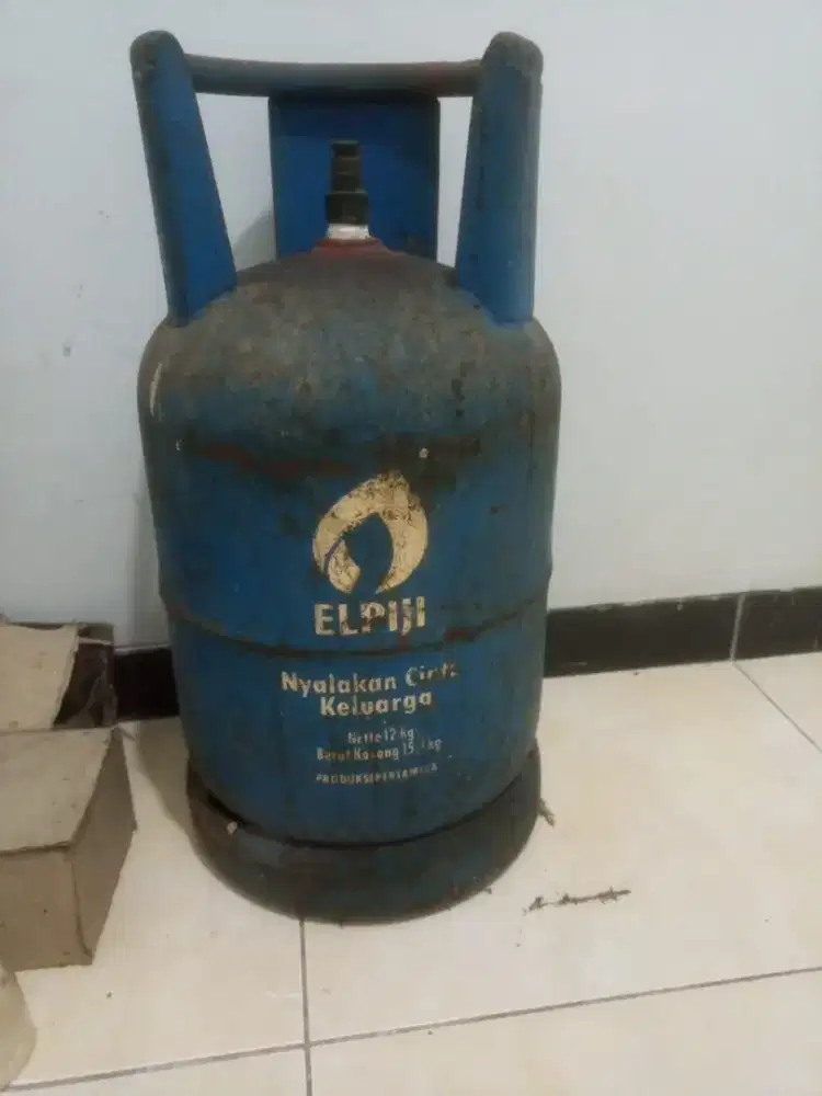 Tabung gas biru elpiji 12 kg