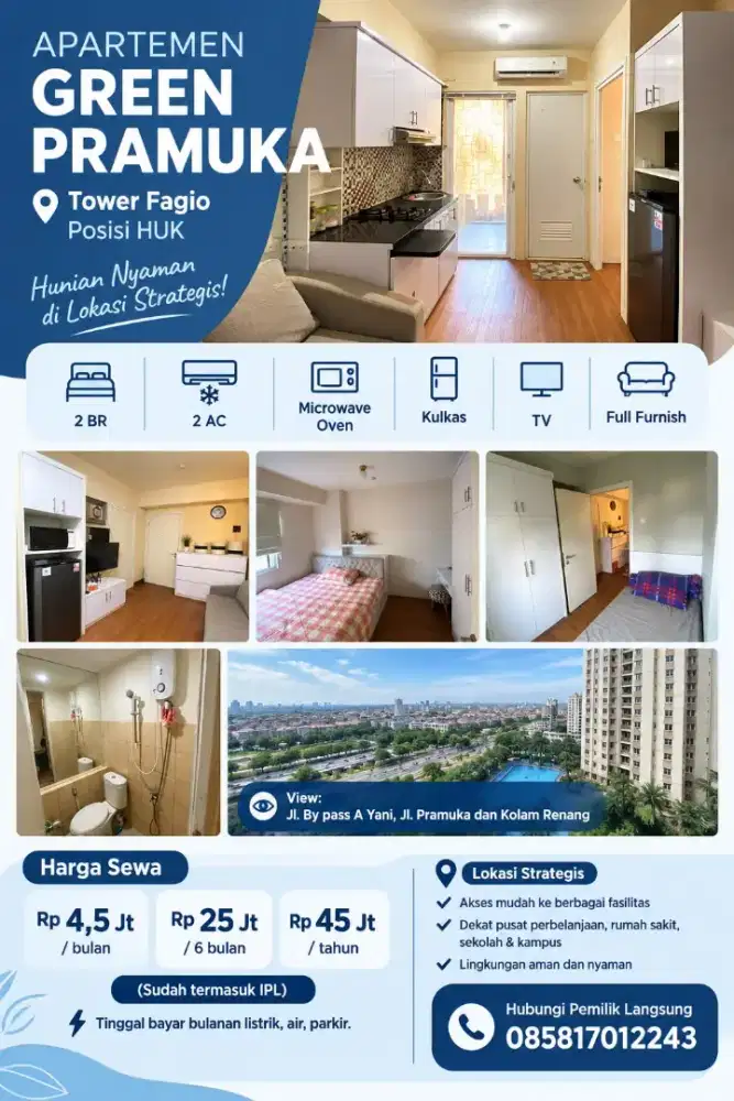 Green Pramuka full furnished HUK