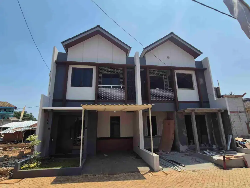 RUMAH 2 CANTIK DICIBUBUR 5 MENIT TOL LRT DAN BUSWAY HANYA 900 JT AN FREE BIAYA BIAYA TANPA DP