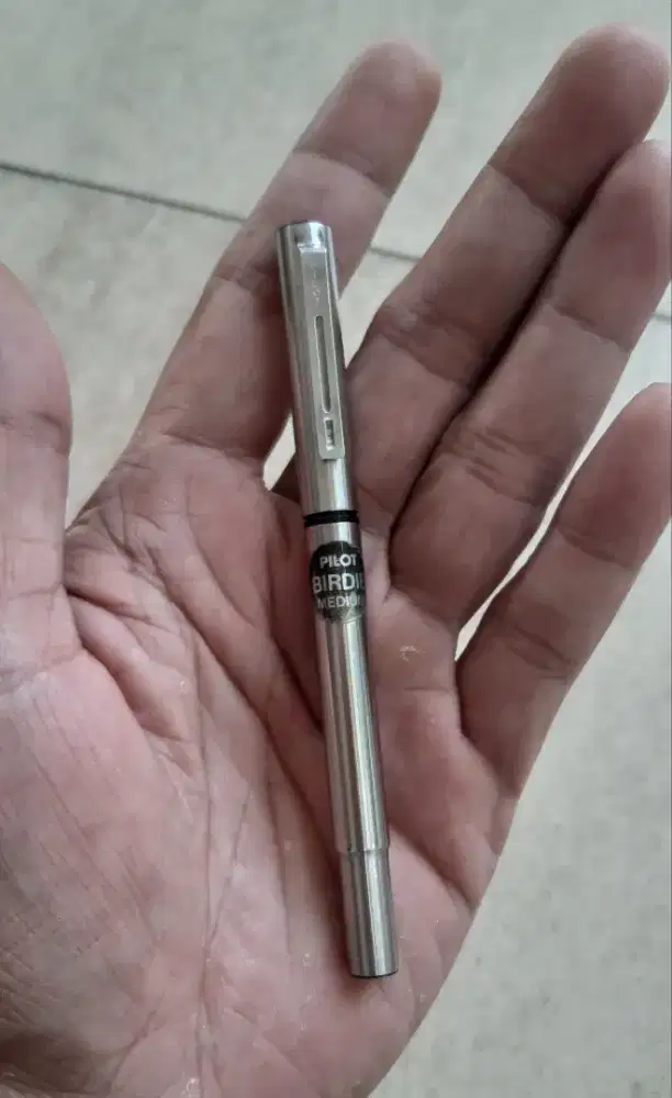 PEN FOUNTAIN PILOT CHROME ORIGINAL JAPAN VINTAGE