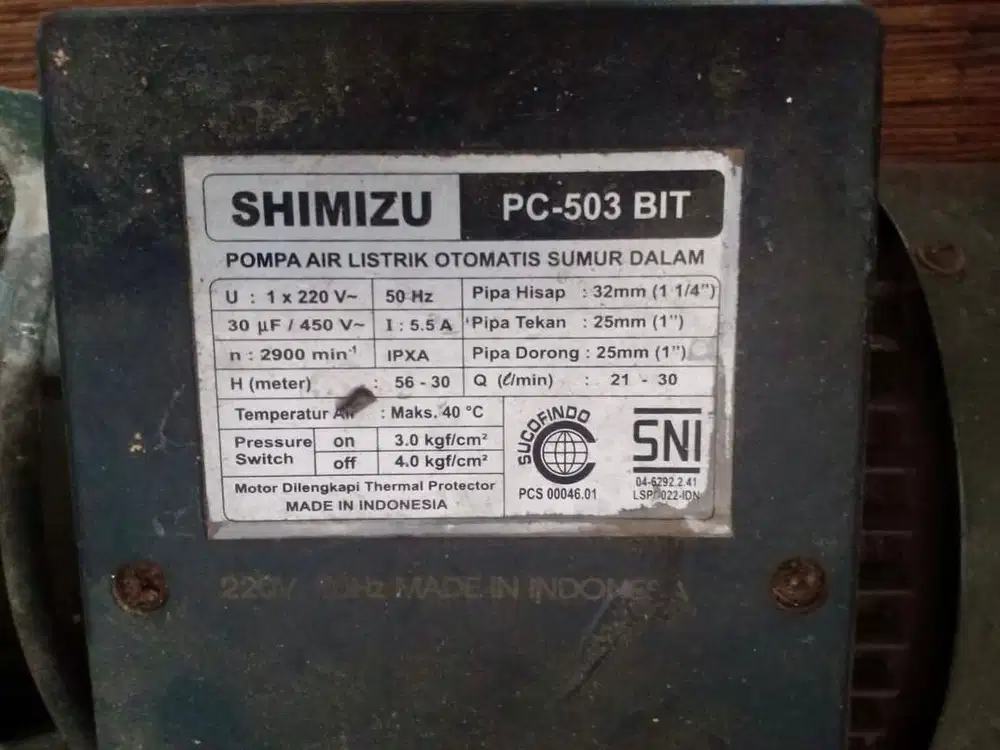 Jetpump Shimizu PC 503 BIT