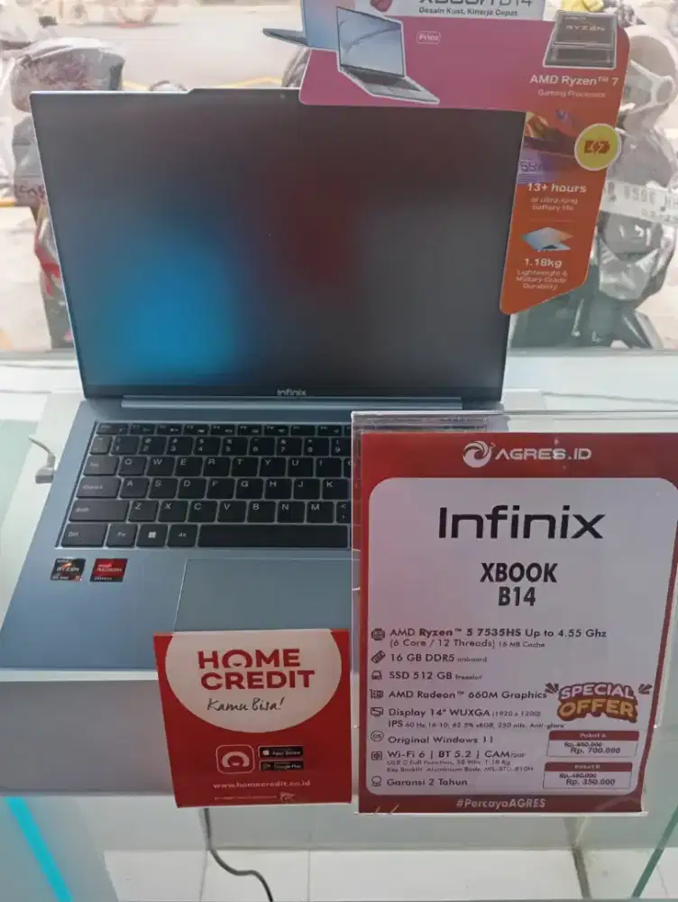 Laptop Infinix bisa di cicil