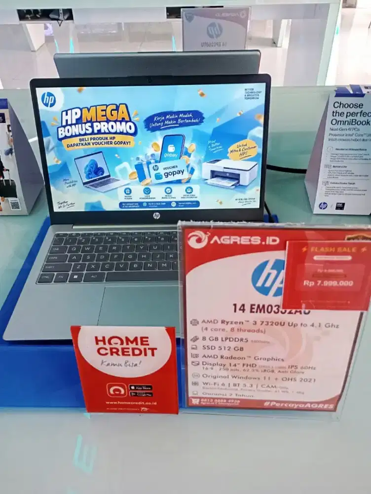 Laptop HP uang muka nol rupiah