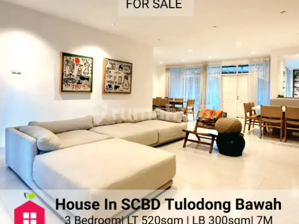 For Sale House In Scbd Tulodong Bawah