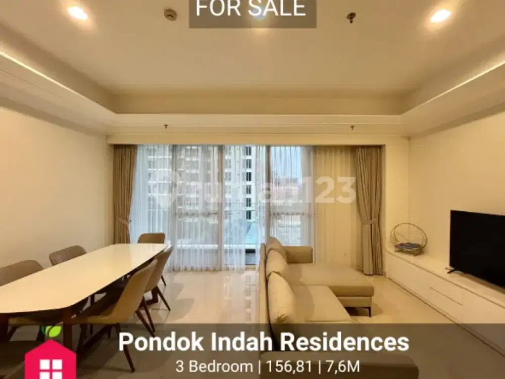 Fast Sale Apartment Pondok Indah Residences 3Br