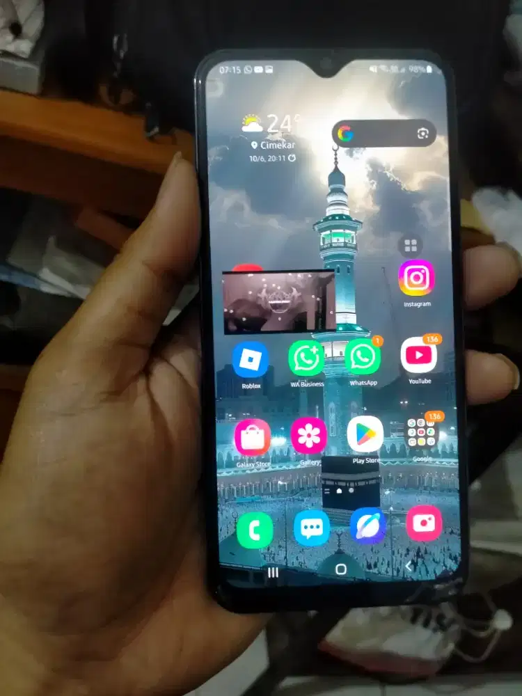 Hp samsung A50s 6/128 gb sein dualsim 4G nfc murah bandung