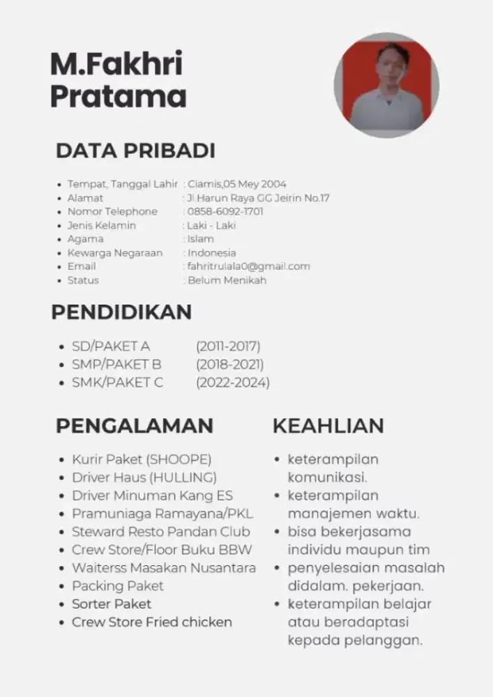 mencari pekerjaan