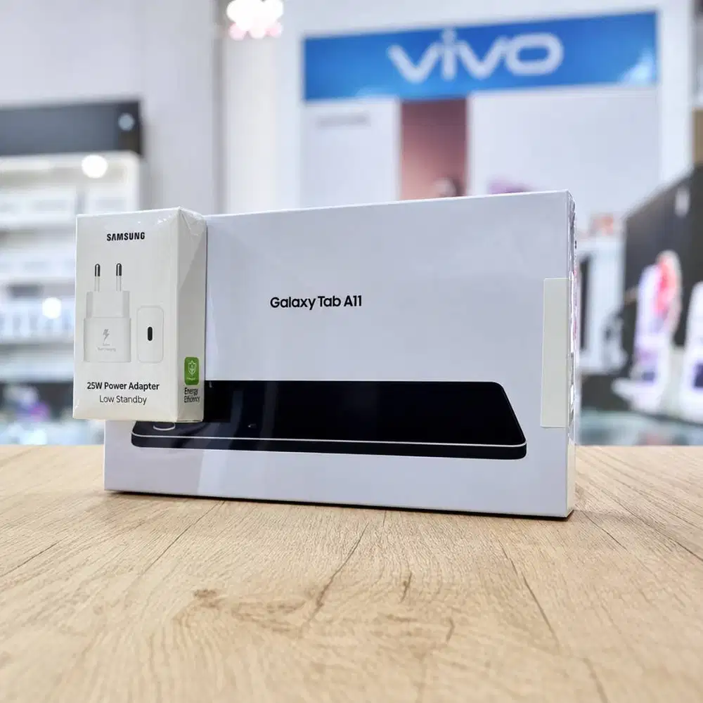 JUAL SAMSUNG GALAXY TAB A11 LTE NEW + BONUS TRAVEL ADAPTOR 25W