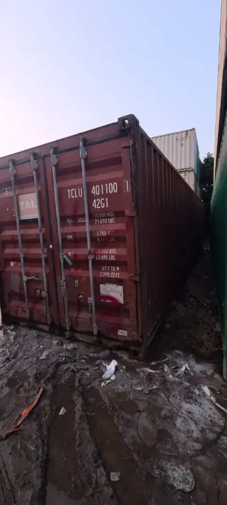 Jual Container 40ft second untuk Gudang