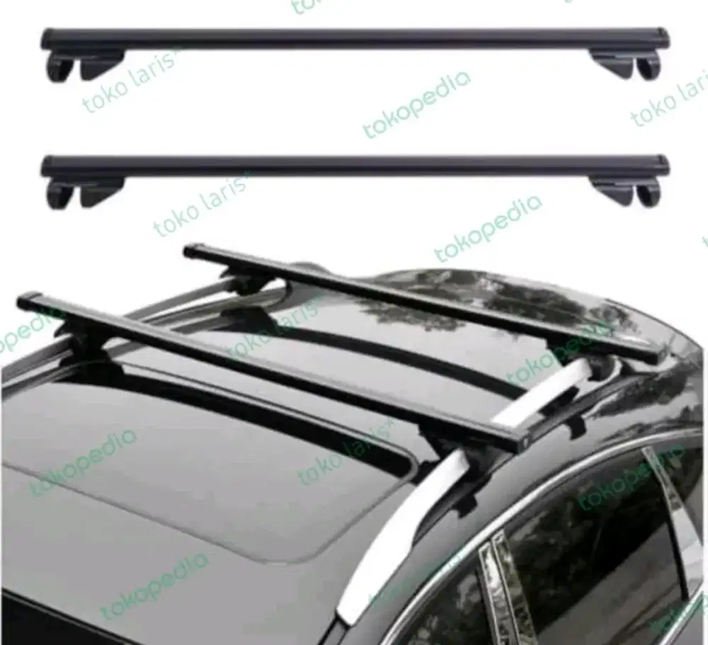 Dijual roof rail dan cross bar mobil universal