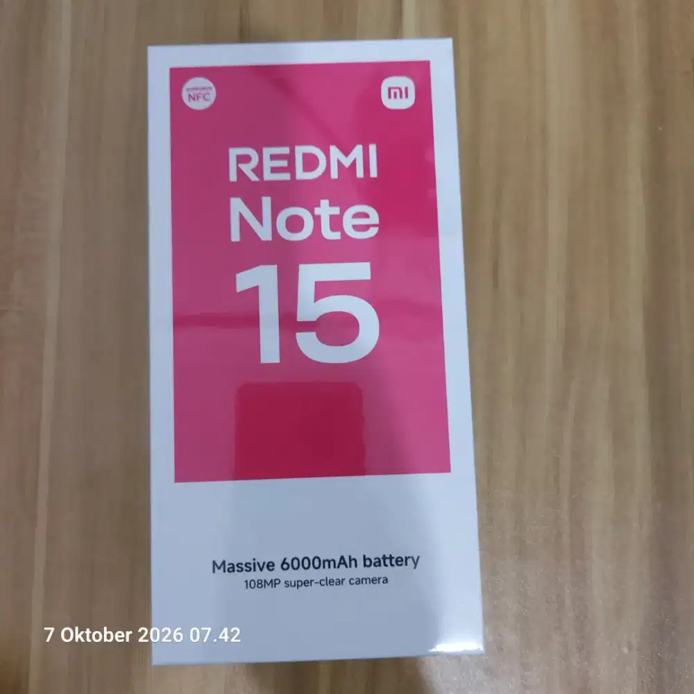 Xiaomi note 15 6/128