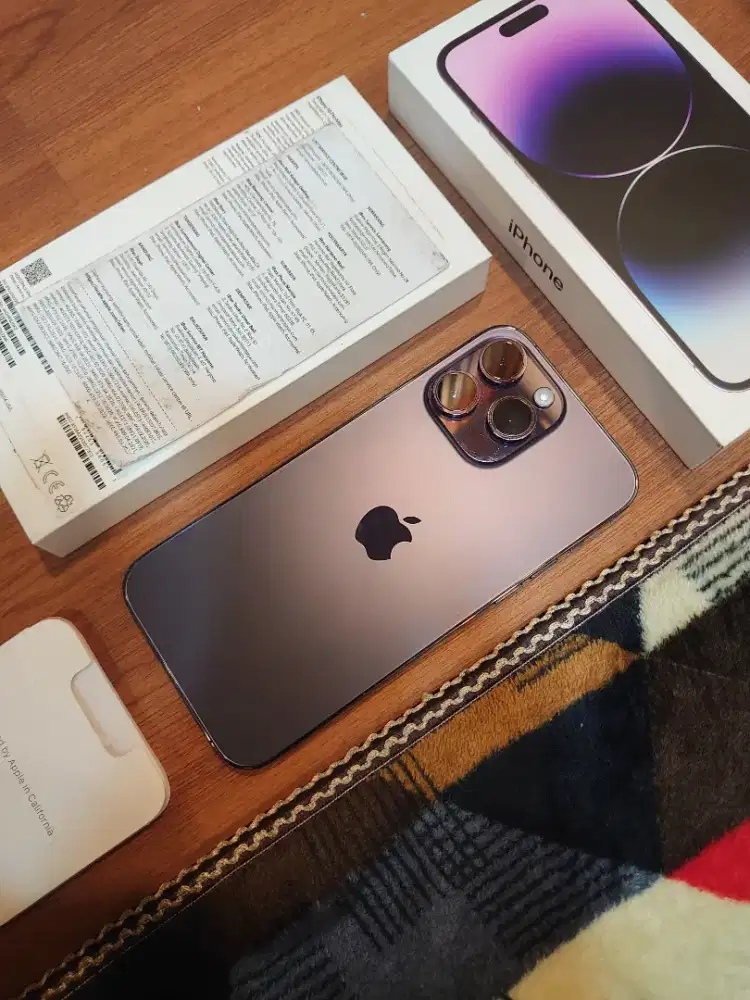 Iphone 14 pro max 128 ibox deep purple mulus full original