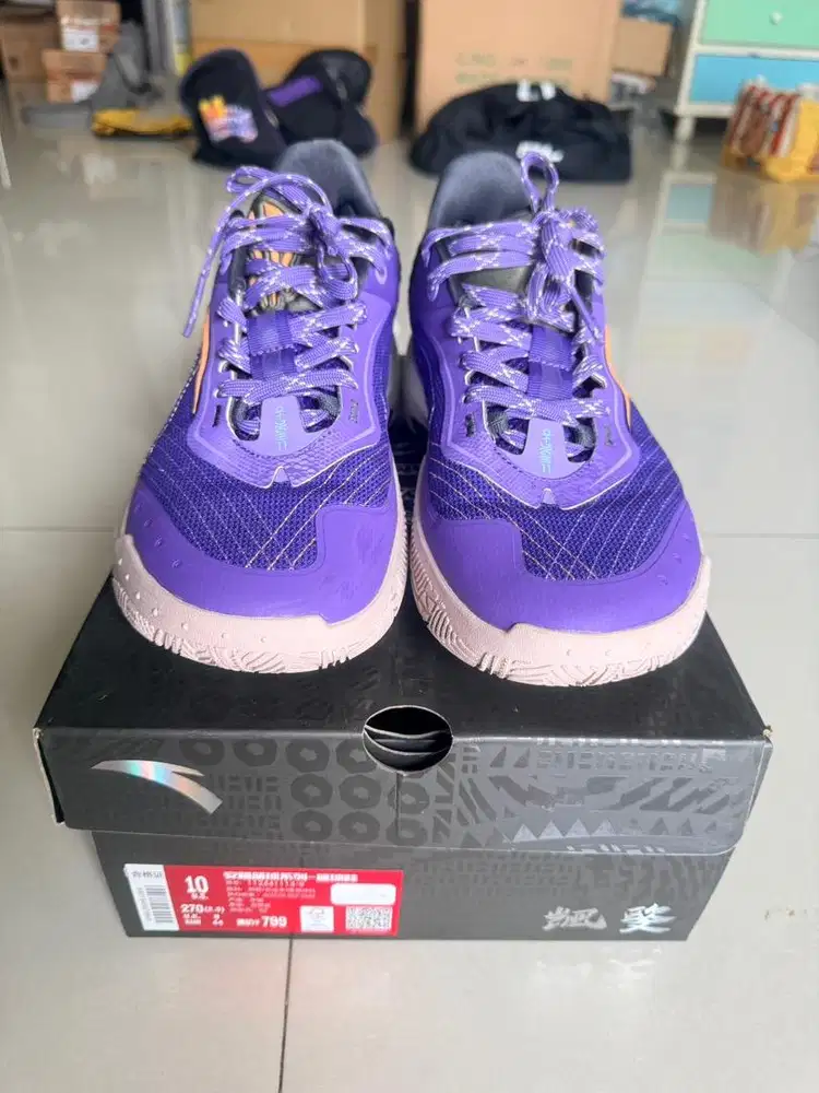 Sepatu basket anta kai speed us10/eur44 bekas mulus