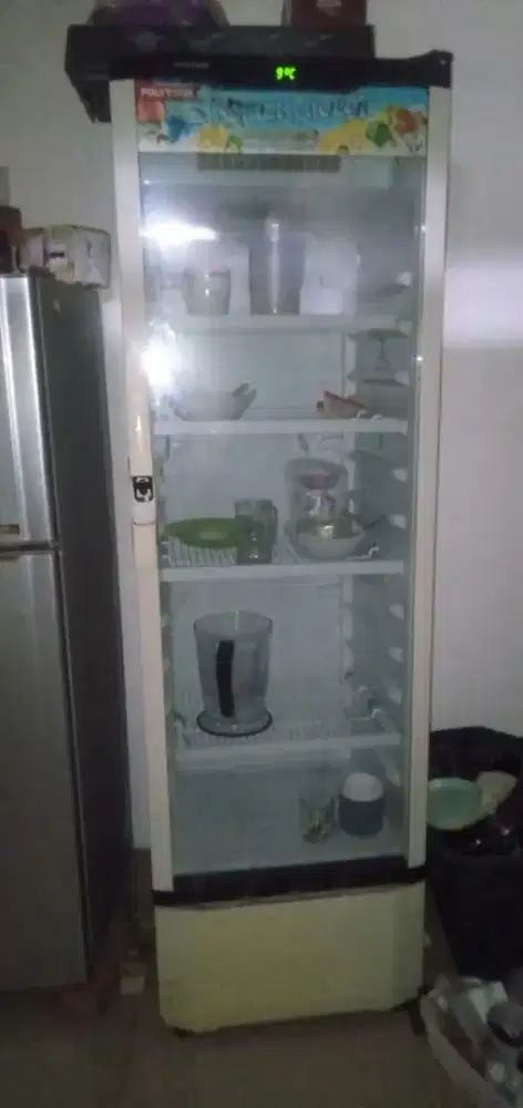 Jual Showcase Polytron 5 rak mulus