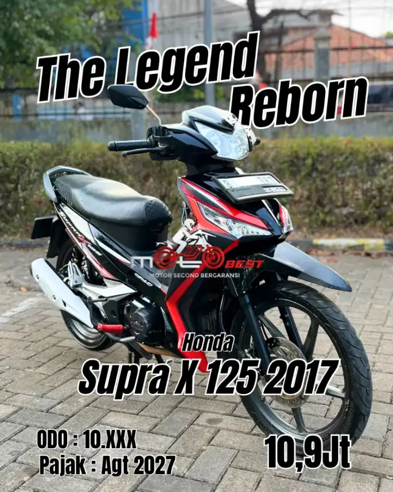 Cash Only Supra X 125cc 2017