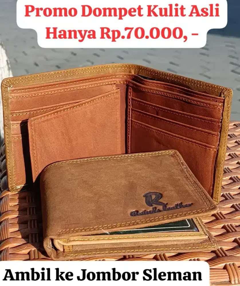 Dompet Kulit Sapi Asli ( PROMO )