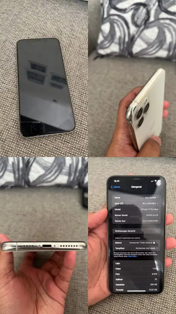 (JUAL) IPHONE 11 PROMAX 256Gb