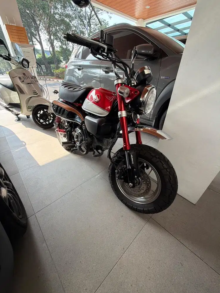 jual honda monkey merah