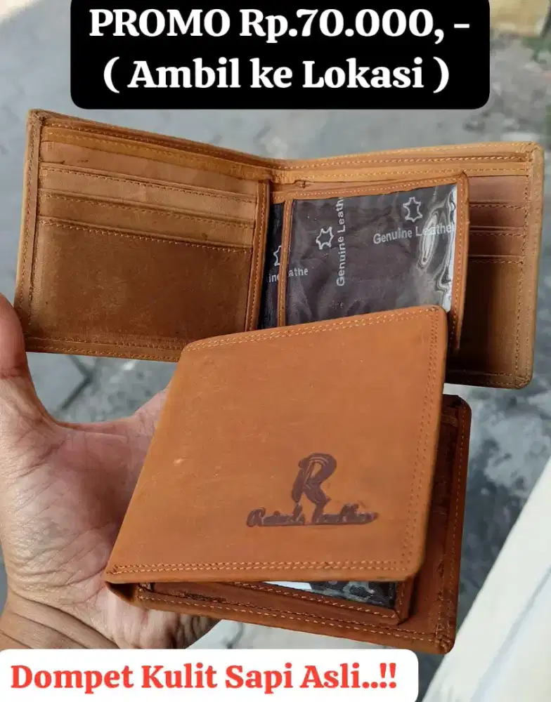 Dompet Kulit Sapi Asli ( PROMO)