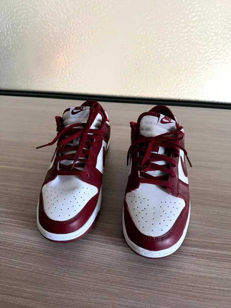Sepatu Nike Dunk Low Team Red / Dark Beetroot - Size 31 Cm