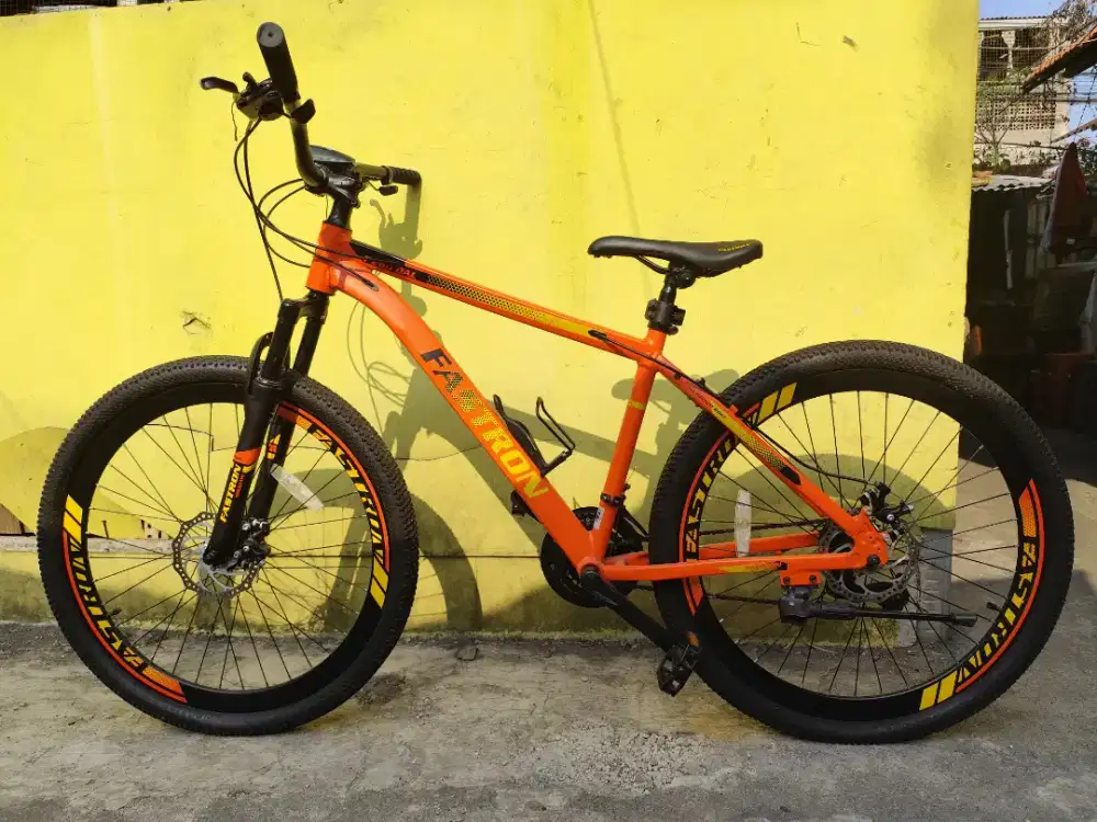Sepeda gunung MTB Fastron 8 speed velg slim