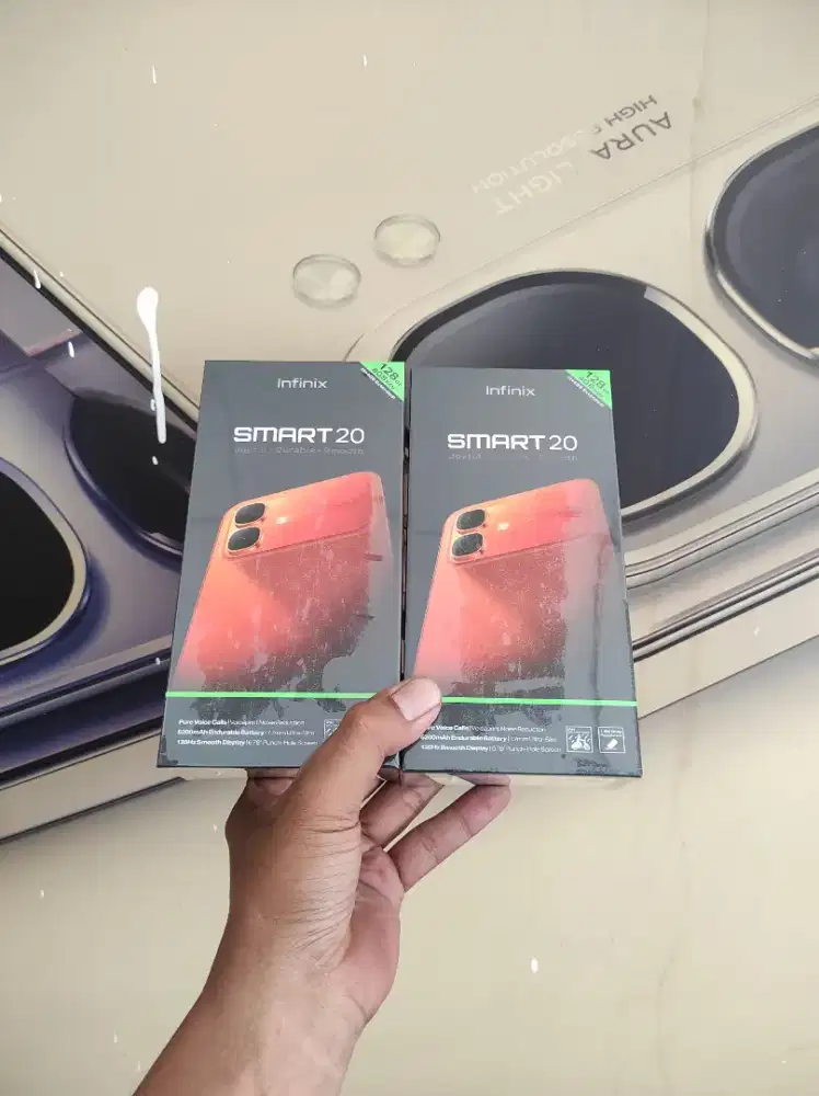 Fast respon WA Infinix Smart 20 4+4/128 Garansi resmi 1thn