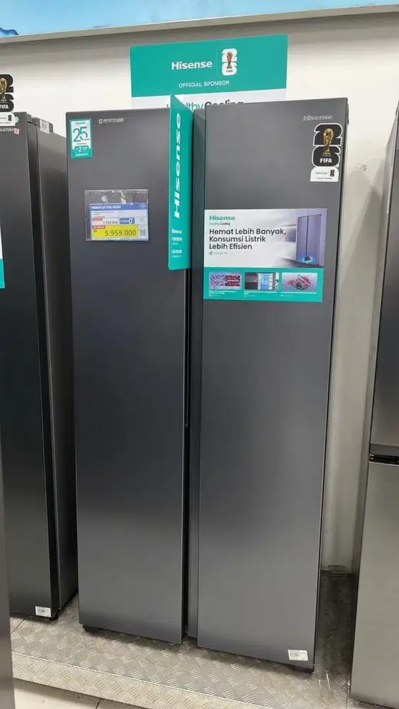 Kulkas side by side Hisense