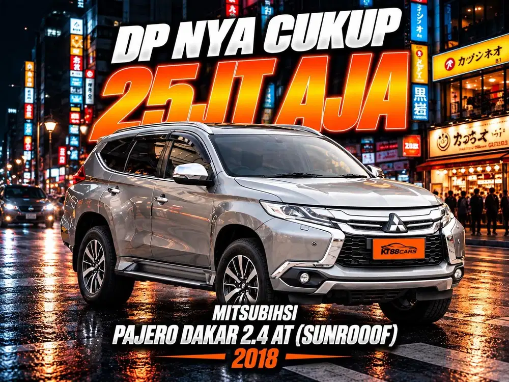 Dp 25 Jt Bergaransi PAJERO DAKAR 2.4 AT 2018