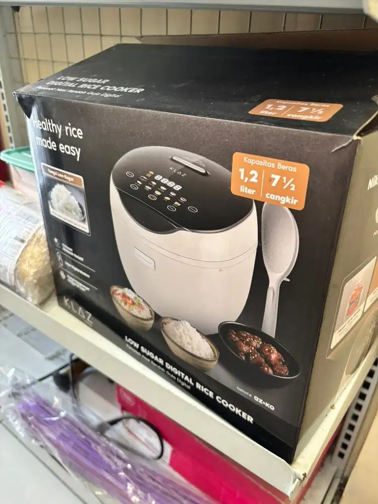 Ricecooker low sugar carbo merk klaz by kris
