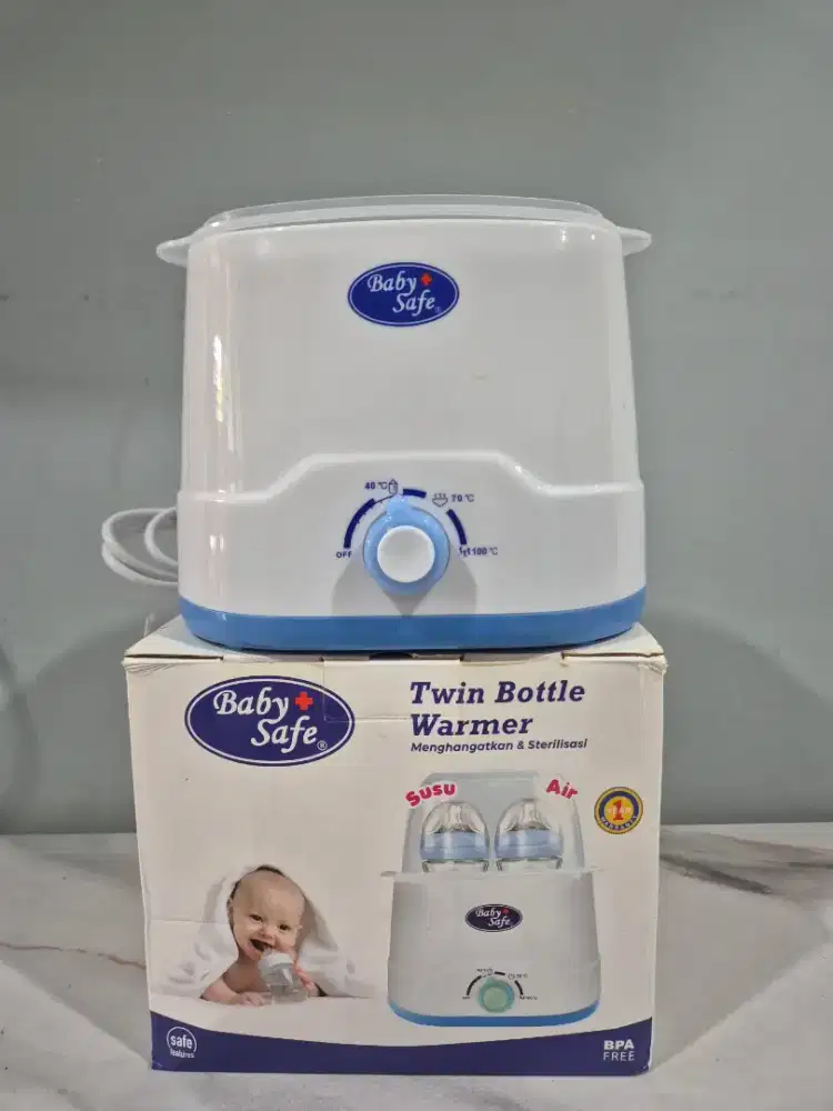 TWIN BOTTLE WARMER BABY SAFE