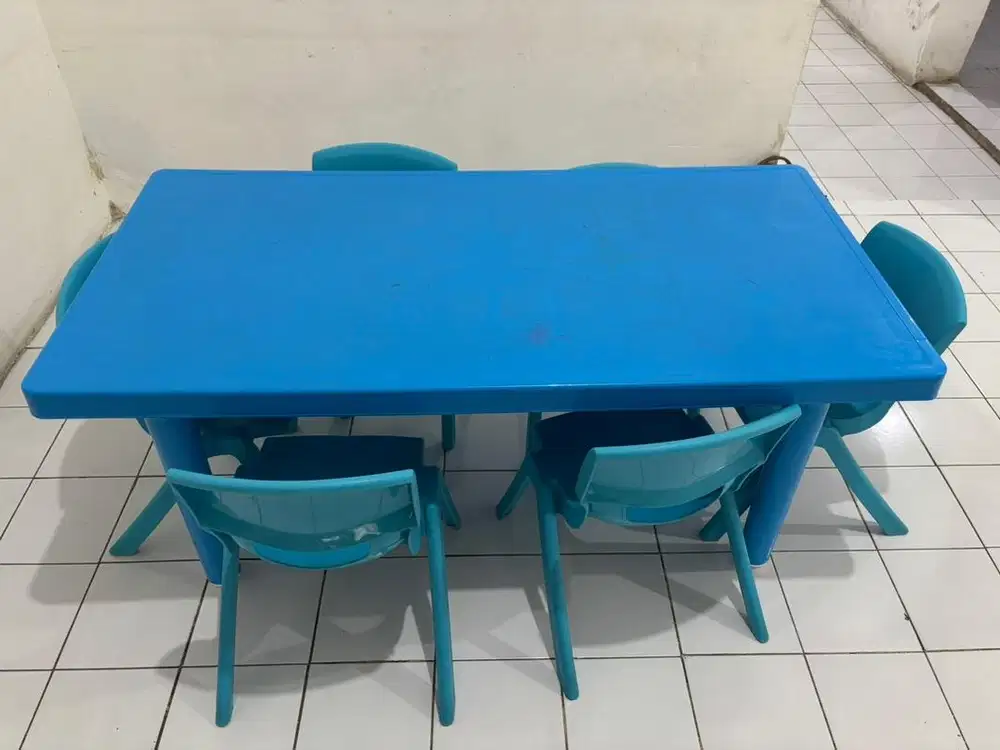 1 set meja kursi belajar anak