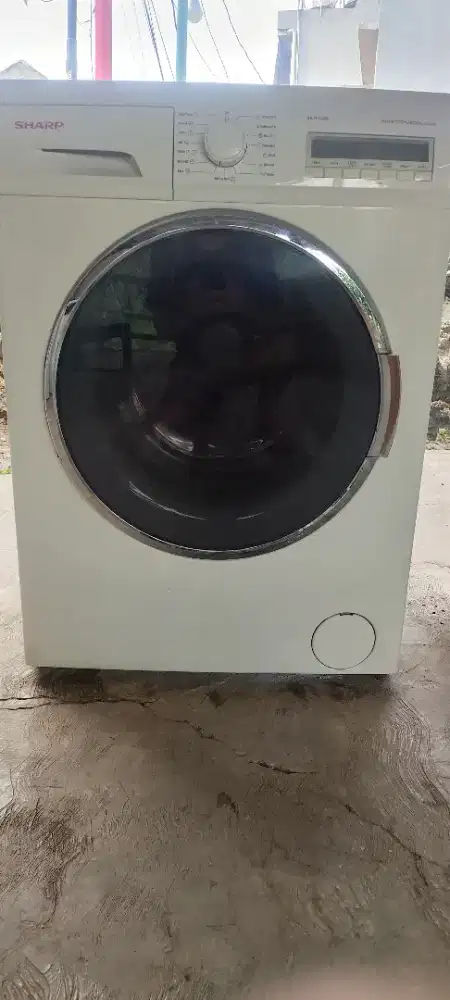 Mesin cuci Sharp type 1290G front loading