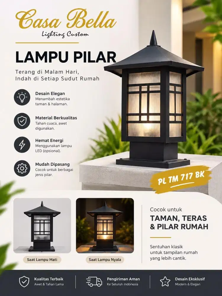 LAMPU PILAR TAMAN