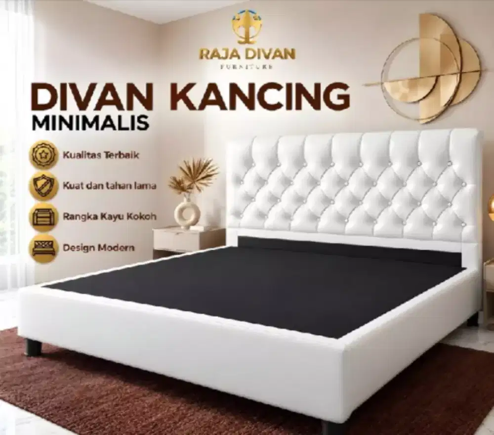 Dipan kasur model kancing
