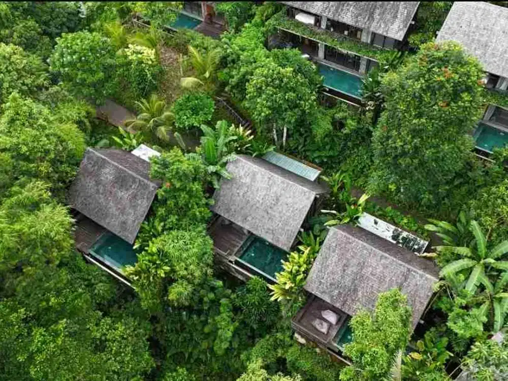 1BR Pool Villa Jungle & River View di Ubud – Rp3,25 Miliar